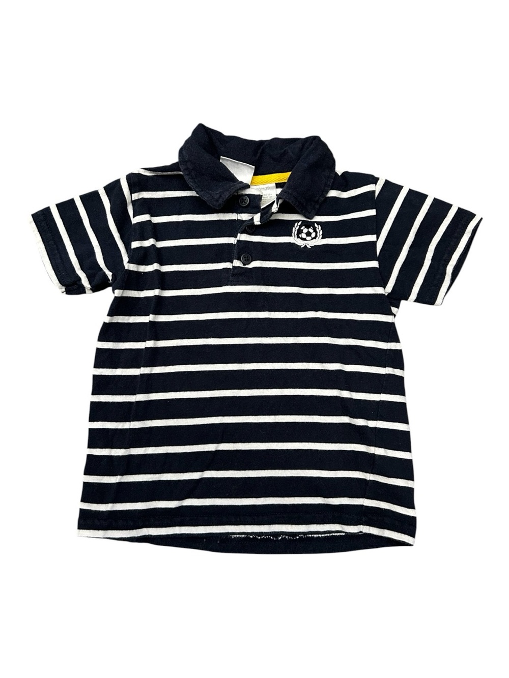 Miniwear Y2K Striped‎ Soccer Toddler Polo Shirt Size 24 Months
